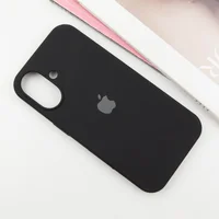 Чехол Silicone Case Full Protective (AA) для Apple iPhone 16 Plus (6.7") Черный / Black