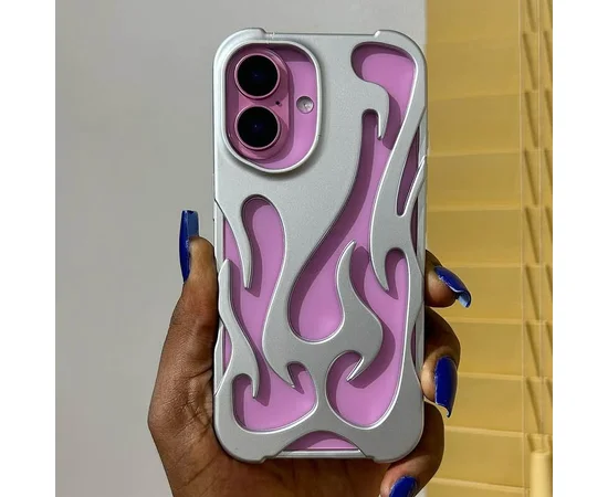 Чохол TPU WinFire для Apple iPhone 16 Plus (6.7") Silver