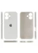Чехол Silicone Case Full Camera Protective (AA) для Apple iPhone 16 Plus (6.7") Белый / White