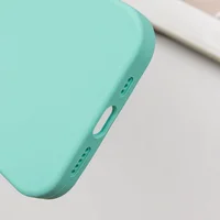 Чехол Silicone Case Full Protective (AA) для Apple iPhone 16 Plus (6.7") Бирюзовый / Marine Green