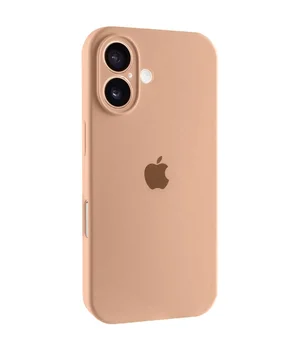 Чохол Silicone Case Full Camera Protective (AA) для Apple iPhone 16 Plus (6.7") Бежевий / Desert Gold
