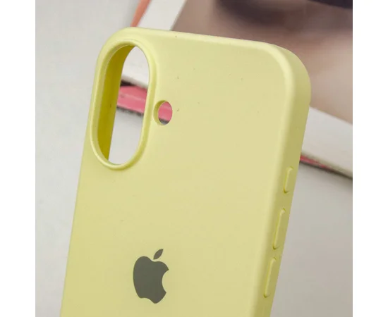 Чохол Silicone Case Full Protective (AA) Apple iPhone 16 Plus (6.7") Жовтий / Mellow Yellow