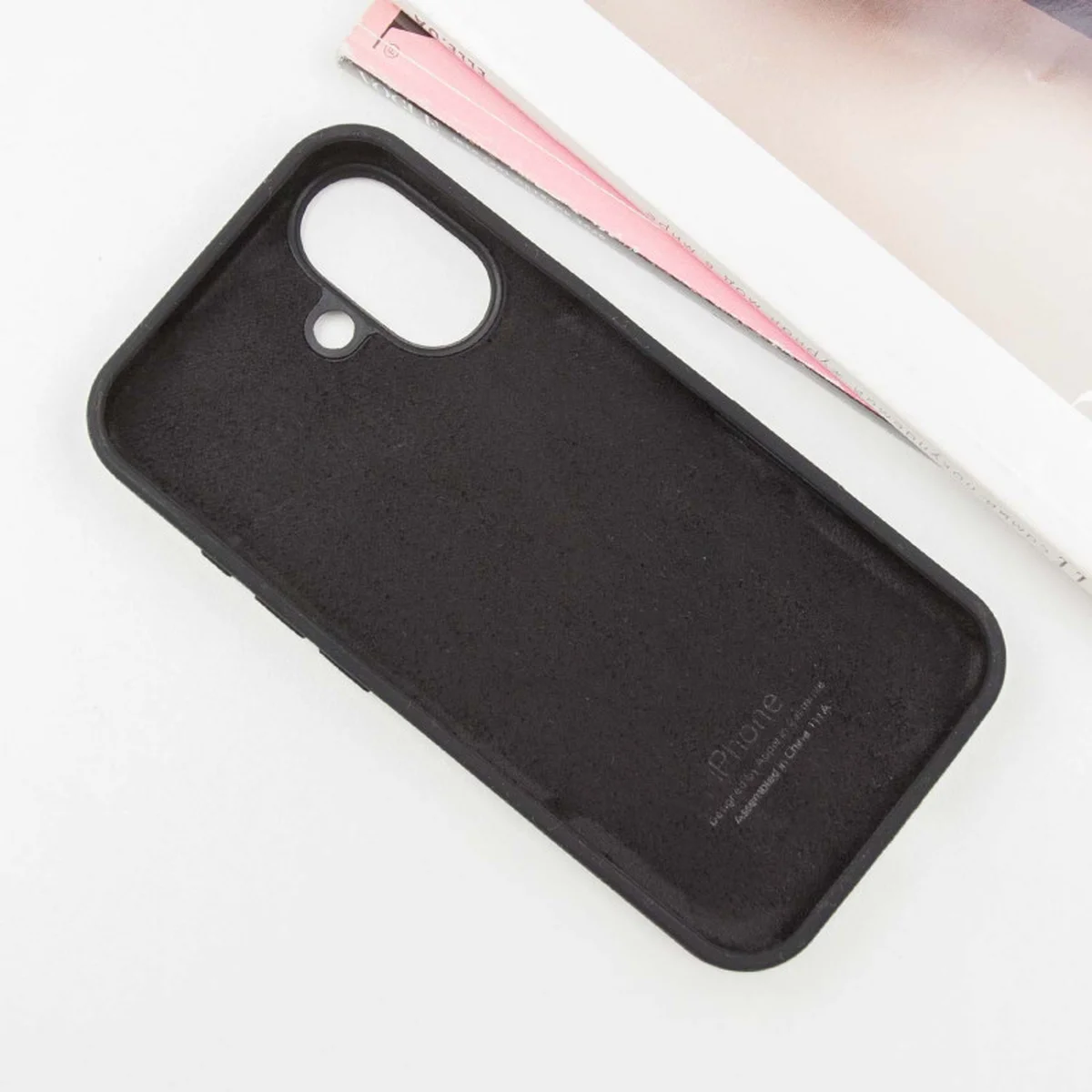 Чохол Silicone Case Full Protective (AA) для Apple iPhone 16 Plus (6.7") Чорний / Black
