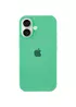 Чехол Silicone Case Full Protective (AA) для Apple iPhone 16 Plus (6.7") Зеленый / Spearmint
