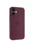 Чехол Silicone Case Full Camera Protective (AA) для Apple iPhone 16 Plus (6.7") Бордовый / Plum