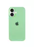 Чехол Silicone Case Full Protective (AA) для Apple iPhone 16 Plus (6.7") Зеленый / Pistachio