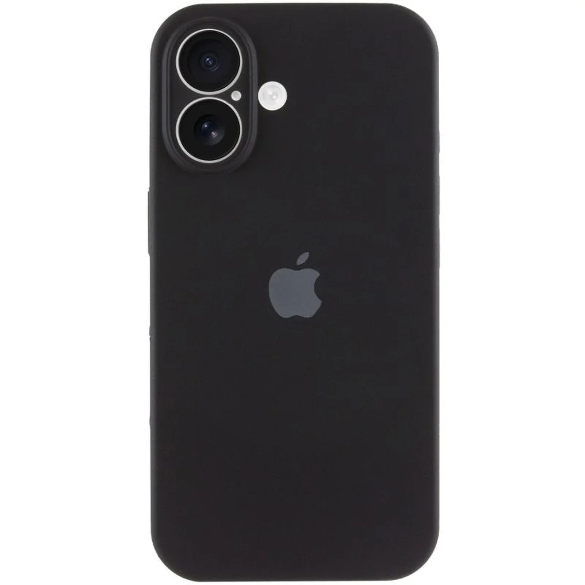Чехол Silicone Case Full Camera Protective (AA) для Apple iPhone 16 Plus (6.7") Черный / Black