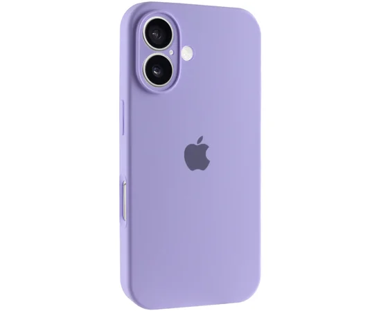 Чехол Silicone Case Full Camera Protective (AA) для Apple iPhone 16 Plus (6.7") Сиреневый / Dasheen