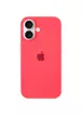 Чохол Silicone Case Full Protective (AA) для Apple iPhone 16 Plus (6.7") Кавуновий / Watermelon red