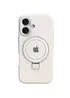 Чохол Silicone Case Full Protective with Ring для Apple iPhone 16 Plus (6.7") White