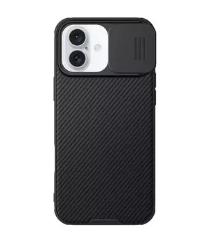 Карбоновая накладка Nillkin CamShield Pro Magnetic для Apple iPhone 16 Plus (6.7") Black