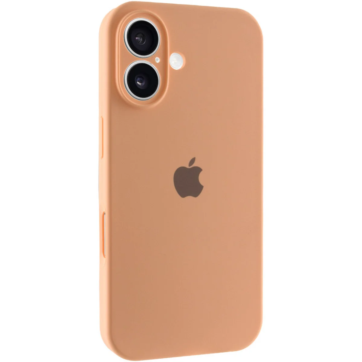 Чохол Silicone Case Full Camera Protective (AA) Apple iPhone 16 Plus (6.7") Помаранчевий / Cantaloupe