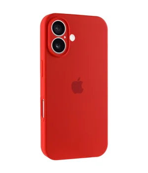 Чохол Silicone Case Full Camera Protective (AA) Apple iPhone 16 Plus (6.7") Червоний / Red