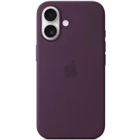 Чехол Silicone case (AAA) full with Magsafe and Animation для Apple iPhone 16 Plus (6.7") Plum