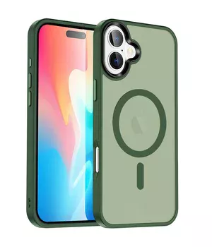 Чехол Ummi Colorful with MagSafe для Apple iPhone 16 Plus (6.7") Зеленый / Dark Green