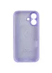 Чехол Silicone Case Full Camera Protective (AA) для Apple iPhone 16 Plus (6.7") Сиреневый / Dasheen