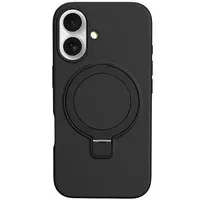 Чохол Silicone Case Full Protective NO LOGO with Ring для Apple iPhone 16 Plus (6.7") Black