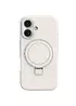 Чохол Silicone Case Full Protective NO LOGO with Ring для Apple iPhone 16 Plus (6.7") White