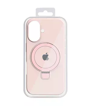 Чохол Silicone Case Full Protective with Ring для Apple iPhone 16 Plus (6.7") Pink