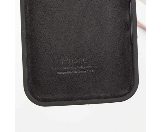 Чехол Silicone Case Full Protective (AA) для Apple iPhone 16 Plus (6.7") Черный / Black