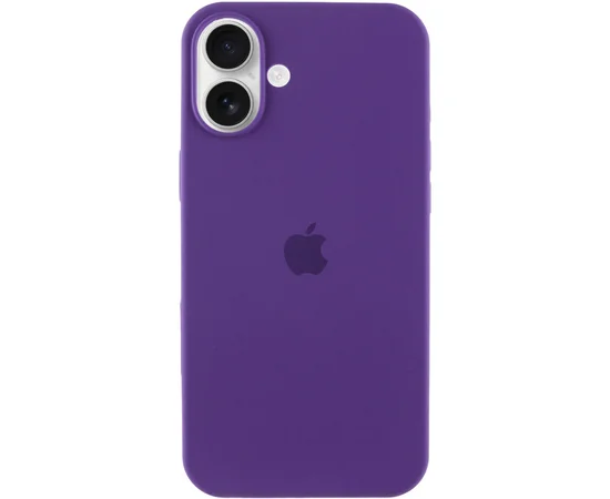 Чехол Silicone Case Full Protective (AA) для Apple iPhone 16 Plus (6.7") Фиолетовый / Amethyst