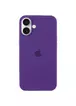 Чехол Silicone Case Full Protective (AA) для Apple iPhone 16 Plus (6.7") Фиолетовый / Amethyst