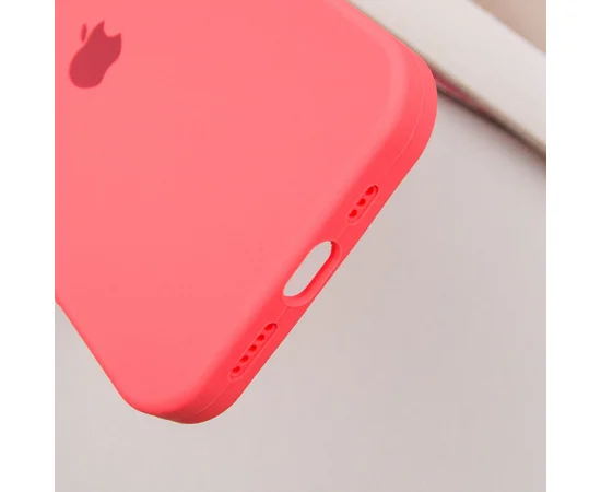 Чохол Silicone Case Full Protective (AA) для Apple iPhone 16 Plus (6.7") Кавуновий / Watermelon red