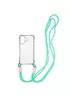 Чохол TPU CrossBody with straps для Apple iPhone 16 Plus (6.7") Transparent