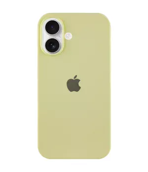 Чехол Silicone Case Full Protective (AA) для Apple iPhone 16 Plus (6.7") Желтый / Mellow Yellow