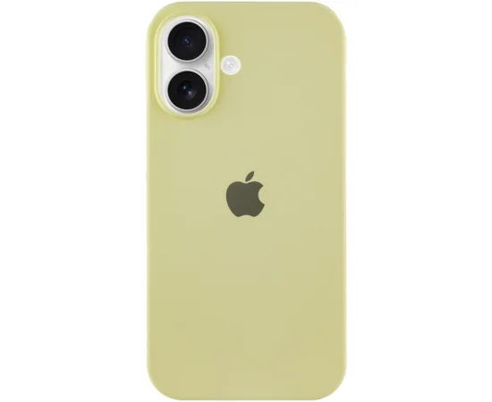 Чохол Silicone Case Full Protective (AA) Apple iPhone 16 Plus (6.7") Жовтий / Mellow Yellow
