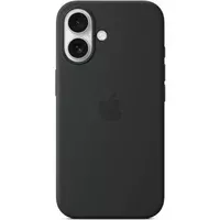 Чехол Silicone case (AAA) full with Magsafe and Animation для Apple iPhone 16 Plus (6.7") Black