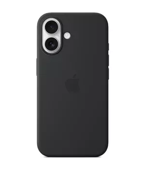Чехол Silicone case (AAA) full with Magsafe and Animation для Apple iPhone 16 Plus (6.7") Black