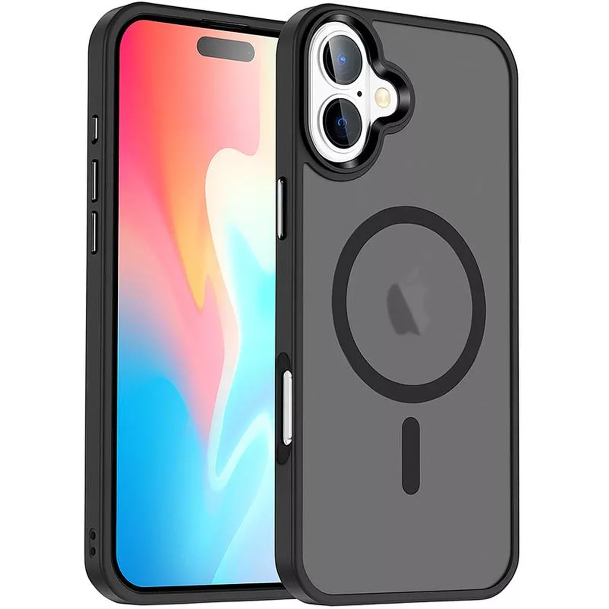 Чехол Ummi Colorful with MagSafe для Apple iPhone 16 Plus (6.7") Черный / Black