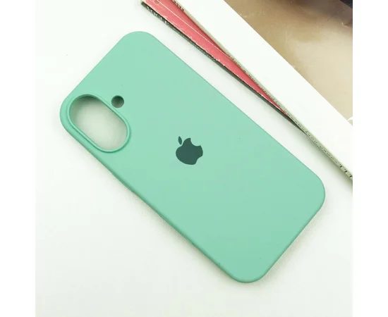Чохол Silicone Case Full Protective (AA) Apple iPhone 16 Plus (6.7") Бірюзовий / Turquoise