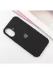Чехол Silicone Case Full Protective (AA) для Apple iPhone 16 Plus (6.7") Черный / Black