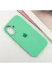 Чехол Silicone Case Full Protective (AA) для Apple iPhone 16 Plus (6.7") Зеленый / Spearmint