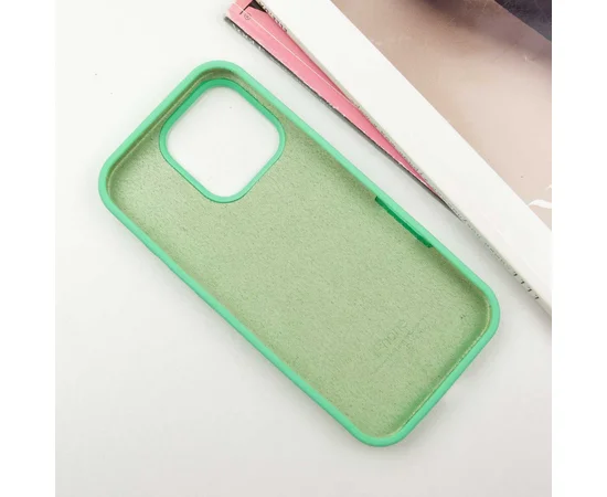 Чехол Silicone Case Full Protective (AA) для Apple iPhone 16 Pro Max (6.9") Зеленый / Spearmint