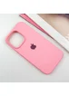 Чехол Silicone Case Full Protective (AA) для Apple iPhone 16 Pro Max (6.9") Розовый / Light pink