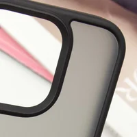 TPU+PC чехол Metal Buttons для Apple iPhone 16 Pro Max (6.9") Черный