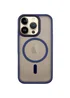 TPU+PC чохол Metal Buttons with MagSafe для Apple iPhone 16 Pro Max (6.9") Синій