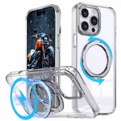 Чехол TPU+PC Empire with MagSafe and Ring для Apple iPhone 16 Pro Max (6.9") Clear