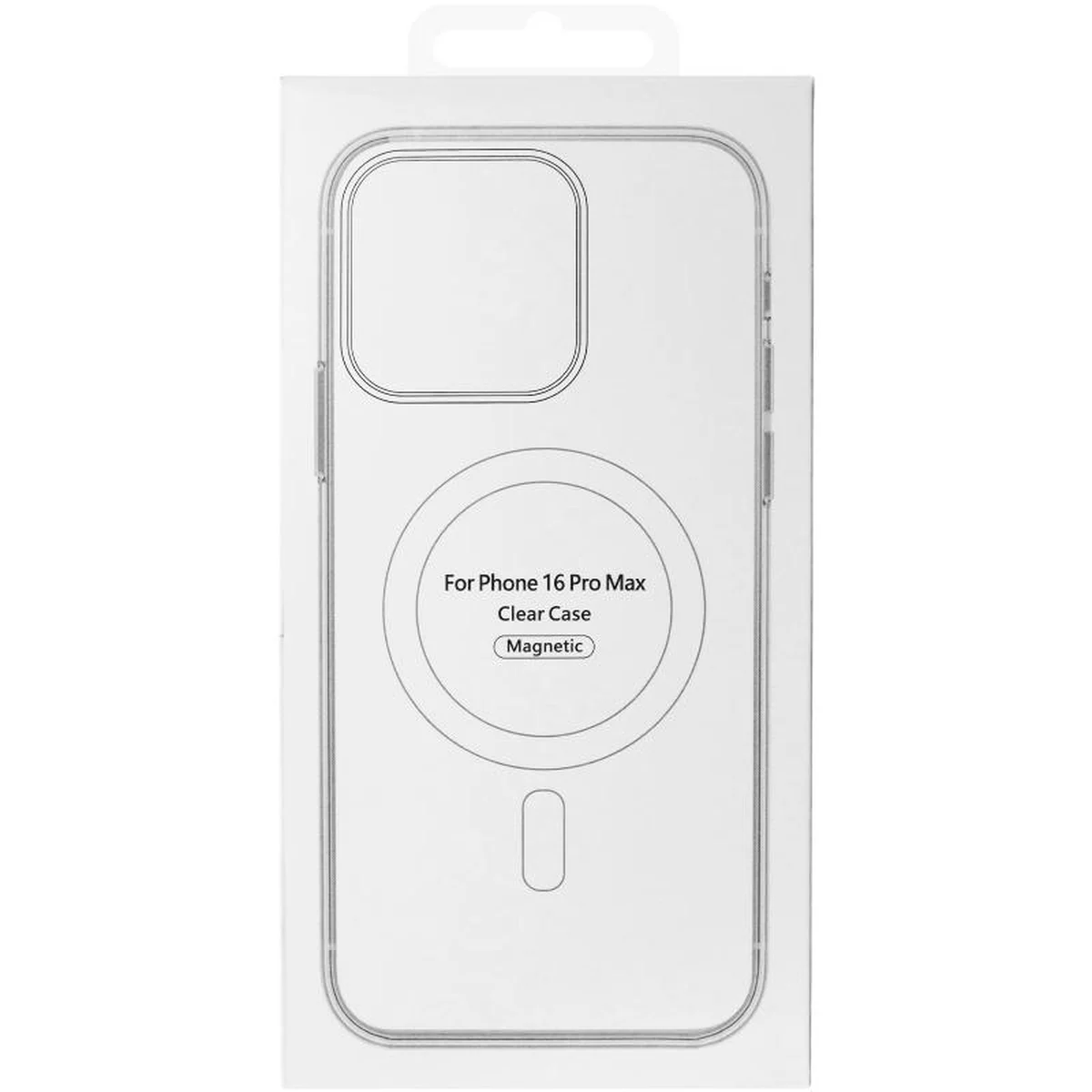 TPU+PC чехол Clear Garden with MagSafe для Apple iPhone 16 Pro Max (6.9") Blue Blossom