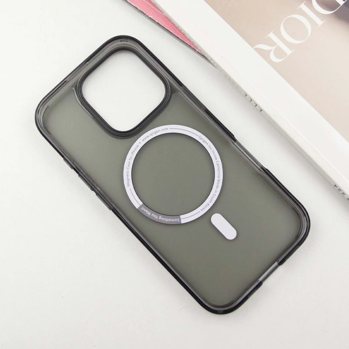 Чехол SGP Black Matte (MagFit) для Apple iPhone 16 Pro Max (6.9") Black