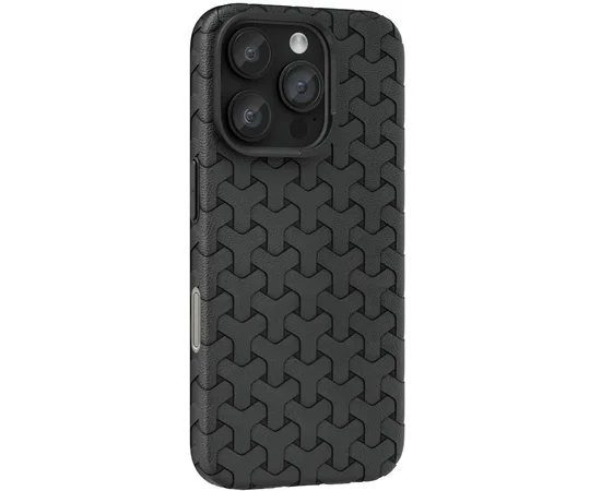 Чехол TPU Weaving для Apple iPhone 16 Pro Max (6.9") Black