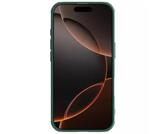Карбонова накладка Nillkin CamShield Pro Magnetic для Apple iPhone 16 Pro Max (6.9") Deep Green