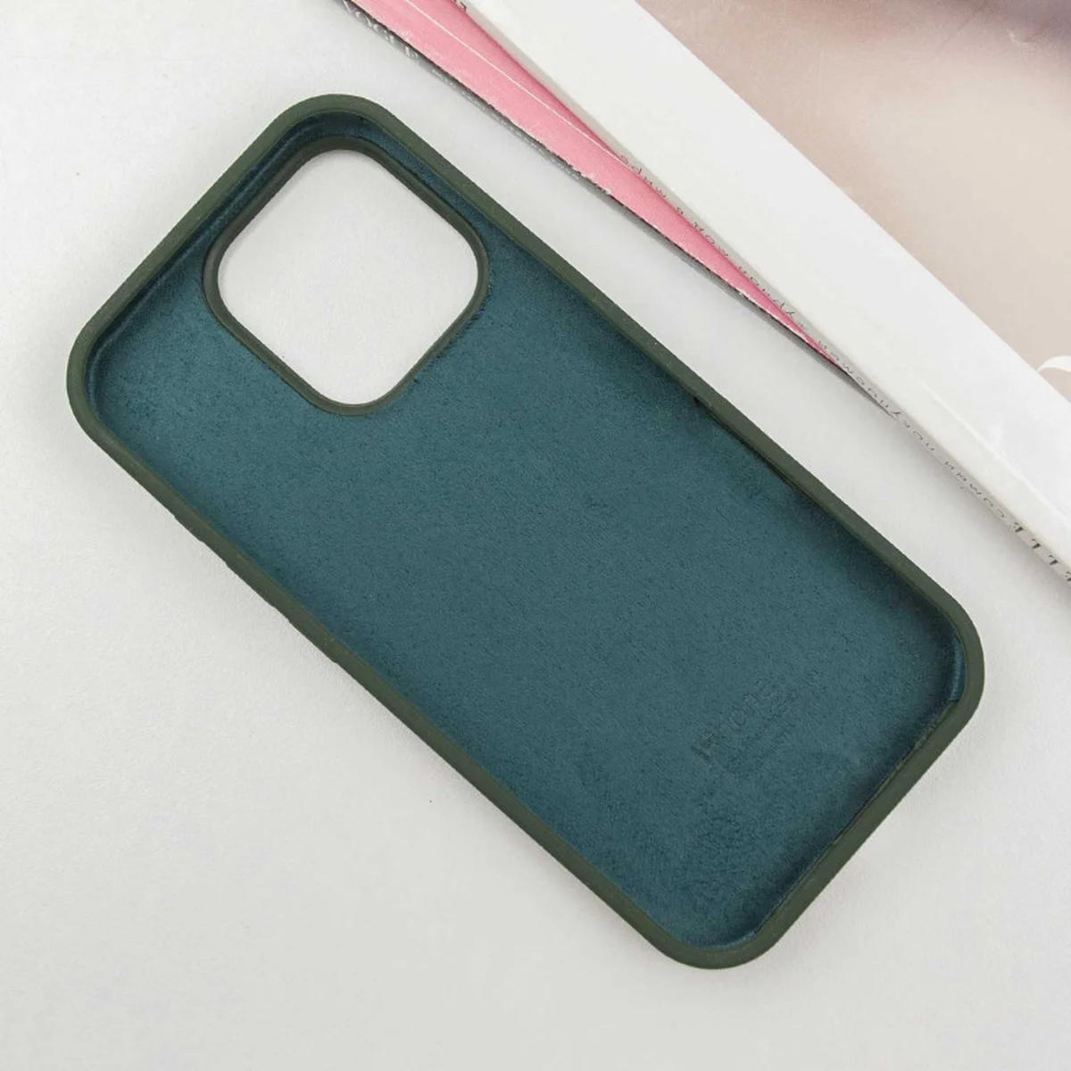 Чохол Silicone Case Full Protective (AA) для Apple iPhone 16 Pro Max (6.9") Зелений / Cyprus Green