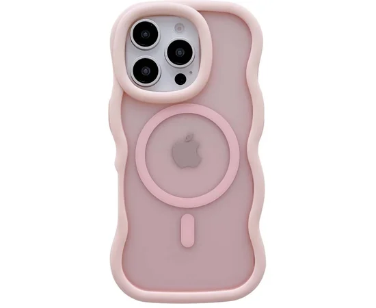Чехол TPU+PC Undine with MagSafe для Apple iPhone 16 Pro Max (6.9") Pink
