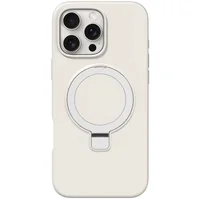 Чехол Silicone Case Full Protective NO LOGO with Ring для Apple iPhone 16 Pro Max (6.9") White