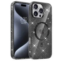 Чехол TPU Eclipse Sparkle (MagFit) для Apple iPhone 16 Pro Max (6.9") Black