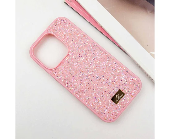 TPU чехол Bling World Rock Diamond для Apple iPhone 16 Pro Max (6.9") Розовый